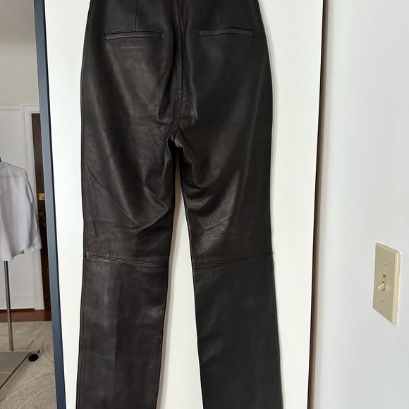 Jonathan Simkhai 100% Leather Pants - Picture 2 of 5